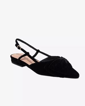 Chinese Laundry Black Velvet Harmony Flats